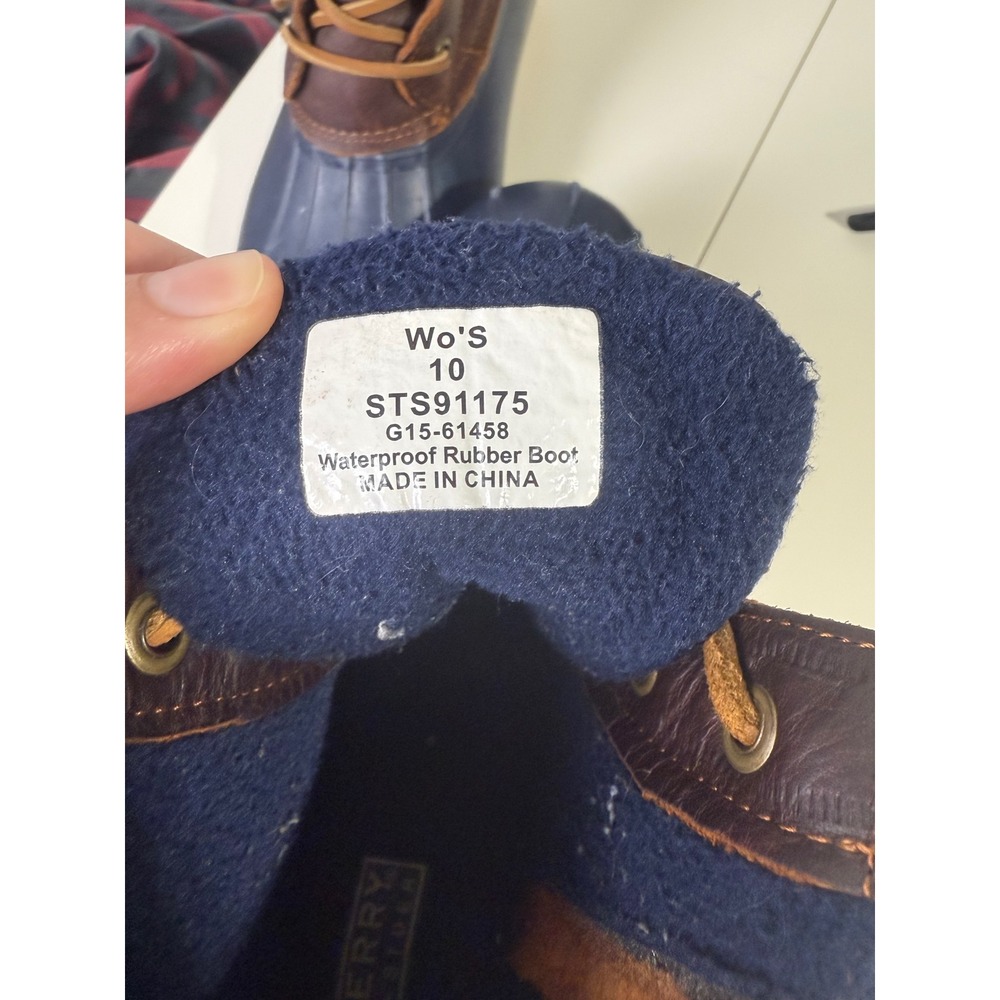 Sperry Top-Sider Women's Size 10 Leather Duck Waterproof Boots Gorpcore Workwear - Picture 6 of 7